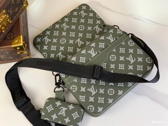 Cheap messenger Trio Jm Vuitton Louis 0719